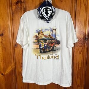 American Vintage L Y2K Graphic T Shirt White Regular